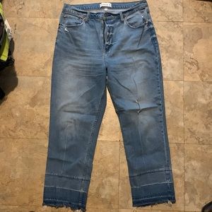 Abercrombie & Fitch ultra high rise ankle straight - curve love